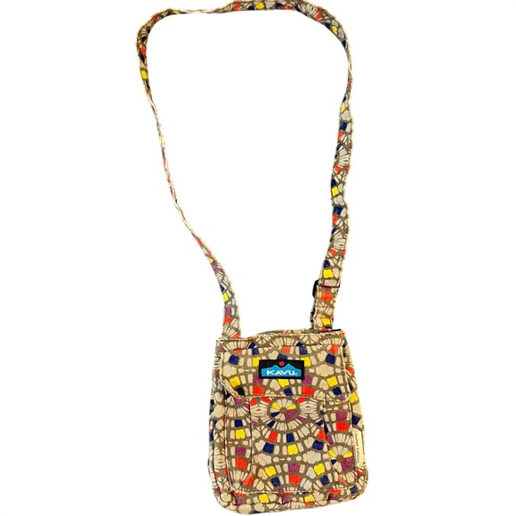 Kavu Handbags - KAVU Limited Edition Geometric Mosaic Small Crossbody Bag Festival Travel Boho